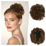 RUWISS Large Messy Bun Hair Piece with Claw Clip H