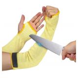 Lot of 3, Cut Resistant Sleeves With Thumb Hole,Th