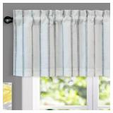 DriftAway Farmhouse Linen Blend Blackout Valance f
