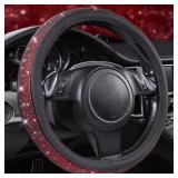Car-Grand Bling diamond rhinestones leather steeri