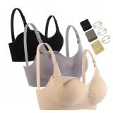 Size Large luopital 3 Pack Maternity Nursing Bra f