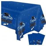 (8 packs) SANBADA 3 Pieces Graduation Tablecloth,