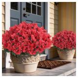 YXZZWL 8 Bundles 16" Artificial Azalea Flower Bouq
