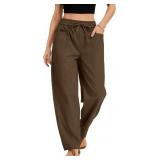 Size small KICZOY Womens Baggy Loose Cropepd Pants