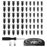 carleef 60PCS Tire Repair Rubber Nail,Vacuum Tire