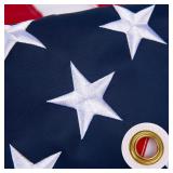 2x3 American Flag for Outside, Heavy Duty Outdoor,