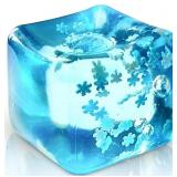 Stress Balls Ice Cube with Snowflakes Inside for Y
