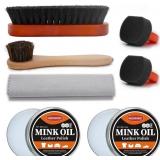 LOT OF 2  Mink Oil Boots Leather Conditioner Water
