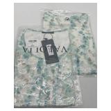 Lot of 2, Size Large VALOLIA Womens 3/4 Sleeve Blo