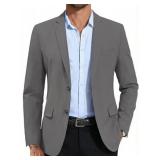 Size 2XL COOFANDY Mens Casual Blazer Slim Fit Suit