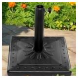 22 Lbs SunFlower-Pattern Patio Umbrella Stands, 15