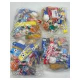 Lot of 4, 8 Pack FIFA World Cup Soccer Mascot Keyc