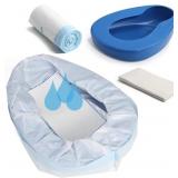 ONEDONE Bed Pan Set with 20 Pack Disposable Liners