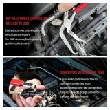 4-Piece Electrical Disconnect Pliers for Cars, Ele