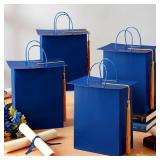 (Black) Sabary 12 Pcs Blue Graduation Gift Bags Go