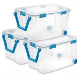 Sterilite Gasket Storage Box with Lids for Home &