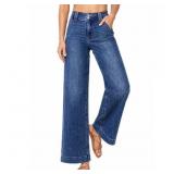 Size 8 DOKOTOO Jeans for Women High Waisted Wide L