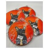 Lot of 4, IDUXIY Vintage French Bulldog Wall Art D