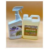 Mulch glue and Neem oil