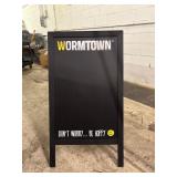 New double sided chalkboard