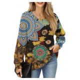 Size medium GUNEST Oversized Sweaters for Women Ch