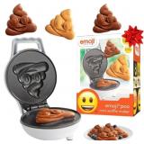 Emoji Poop Mini Waffle Maker, 4" Waffler Iron Make