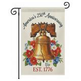LOT OF 4 Usa 250th Anniversary Garden Flags,Americ