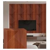 Hahafelt 20 Pack 3D Fluted Wall Panels, 12