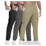 Size Large 3 Pack Mens Athletic Hiking Pants with