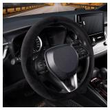 COFIT Plush Steering Wheel Cover Winter, Soft Warm