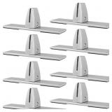 8 Pcs Sneeze Guard Clamp Bracket, Aluminum Partiti