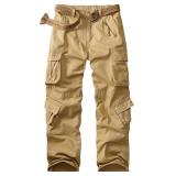 Size 42 Mid Low Rise Cargo Pants for Men Comfy Cot