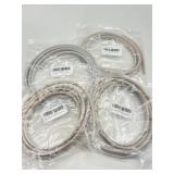 Lot of 4, WD08X10057 Dishwasher Door Gasket Seal K