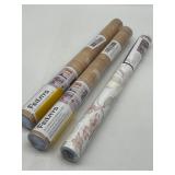 Lot of 3 Peel & Stick Wallpaper, Includes 2 Ct Woo