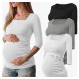 Size Small Ficerd 3 Pack Maternity Top 3/4 Sleeve