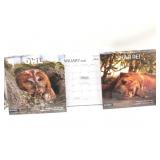 LOT OF 25 calendars Jan2025 to Dec2026 owl themed