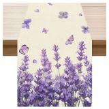 LOT OF 3 XCHI Watercolor Lavender Butterfly Spring