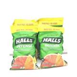 LOT OF 4 EXP 12/26/23 Halls Defense Vitamin C Drop