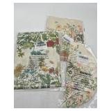 Lot of Variety of Tablecloth Sets for Home Floral