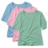SIZE 7/8 kids 3 Pack Girls Short Sleeve T-Shirts