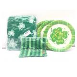 LOT OF St Patrick day decor small dog bandanna set