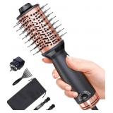 Travel Dual Voltage Hair Dryer Brush, Small Hot Ai