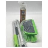 Car Washing Brush with Chemical Guys Leather Scent