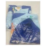 Lot of 2 One Size Only Leapsea Striped Bath Beach