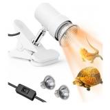 Moonorange Reptile Heat Lamp, Rotatable UVA/UVB Li