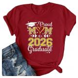 Size XL Proud Dad Graduation Shirts 2026 for Famil