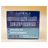 BB:10/2027 6 ounce lidocaine pain relief cream