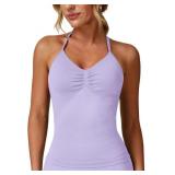 XL ABOCIW Womens Impact Longline Strappy Top Halte