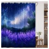 2 Ct Starry Shower Curtain Fantasy Starry Sky Gala