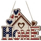 LOT OF 4 4th of July Wreath Front Door Hanger Deco